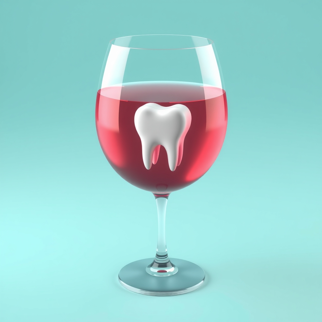 Illustration: How Regular Alcohol Consumption Affects Your Teeth, Gums, and Oral Tissues