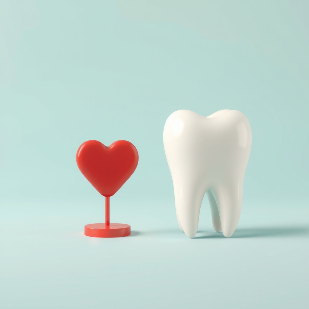 Illustration: Gum Disease and Heart Disease: Understanding the Connection